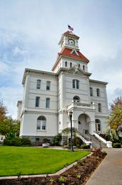 Benton County Courthouse in Corvallis, by Barbara Henry